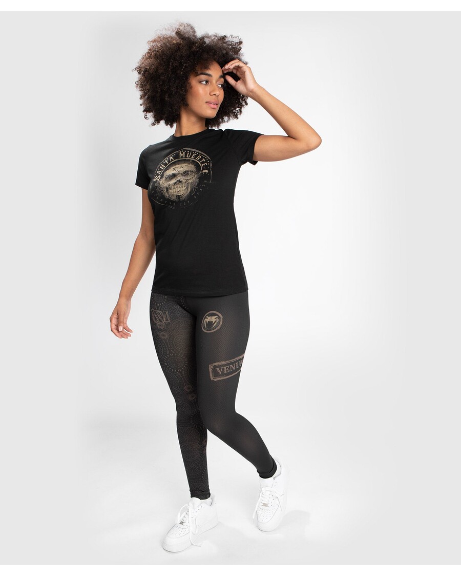 Venum Women Santa Muerte Dark Side - T-shirt - Black/Brown
