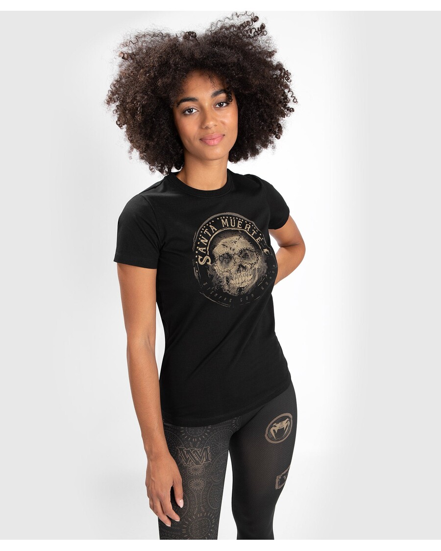 Venum Women Santa Muerte Dark Side - T-shirt - Black/Brown
