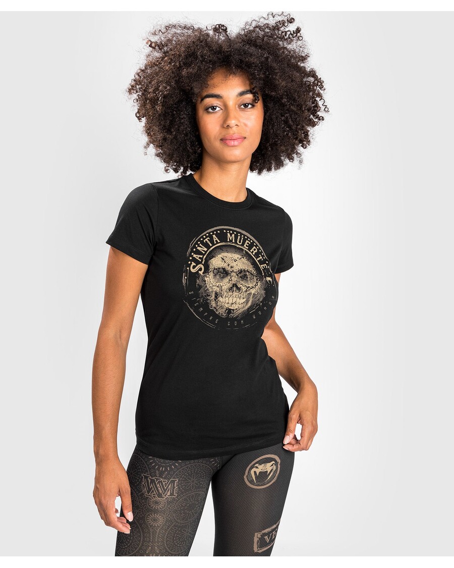 Venum Wanita Santa Muerte Sisi Gelap - Kaos - Hitam/coklat