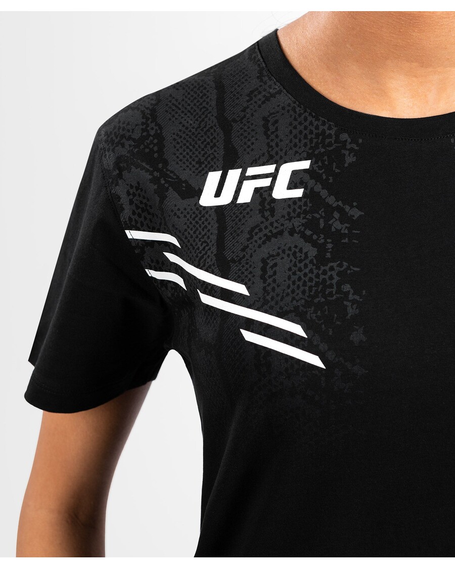 UFC アドレナリン バイ ヴェナム レプリカ レディース 半袖 T シャツ - ブラック