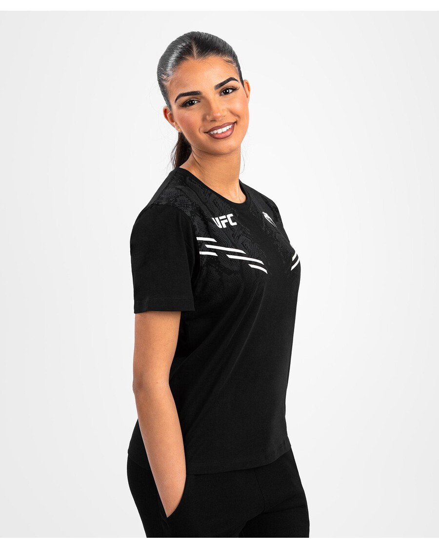UFC アドレナリン バイ ヴェナム レプリカ レディース 半袖 T シャツ - ブラック