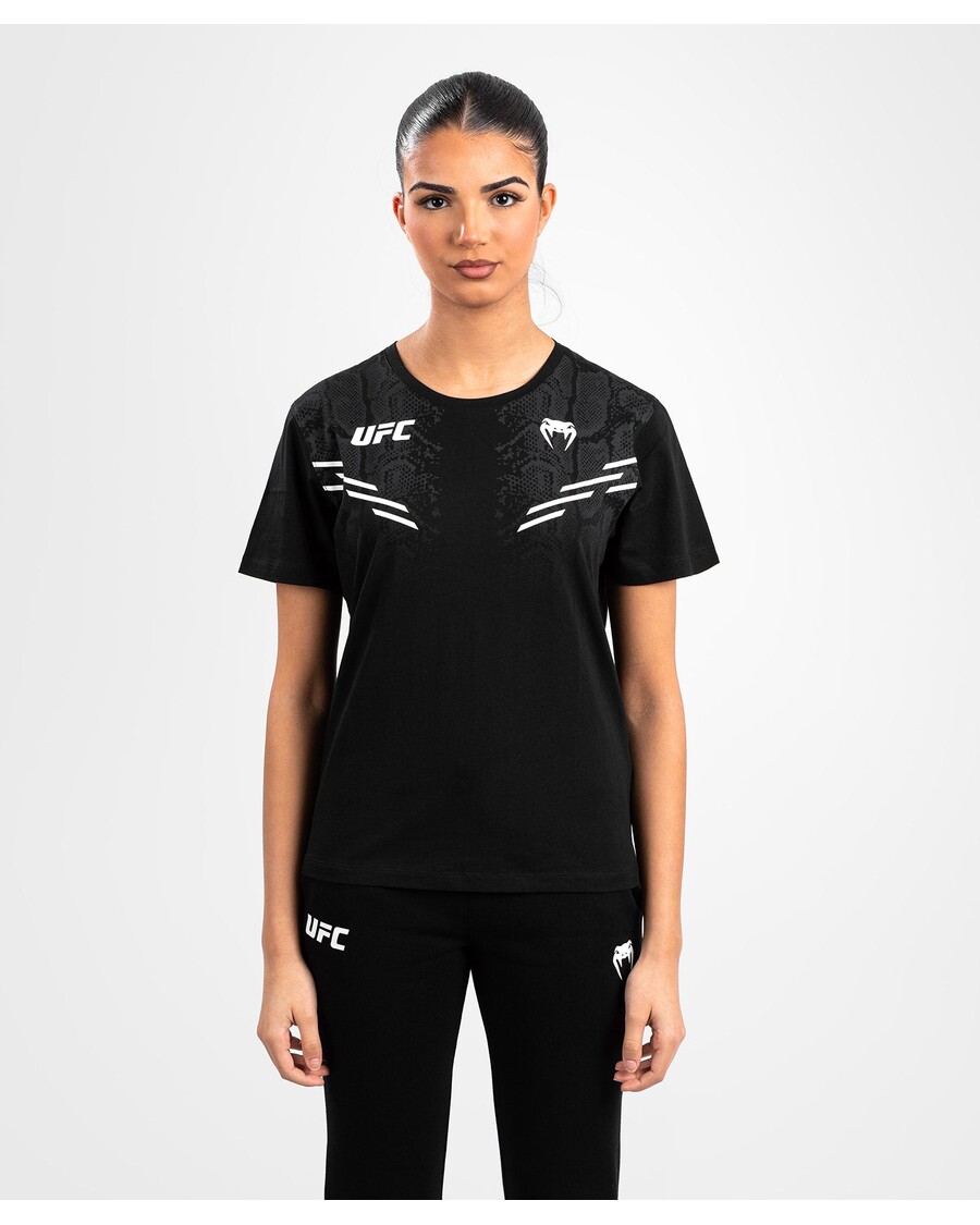UFC アドレナリン バイ ヴェナム レプリカ レディース 半袖 T シャツ - ブラック