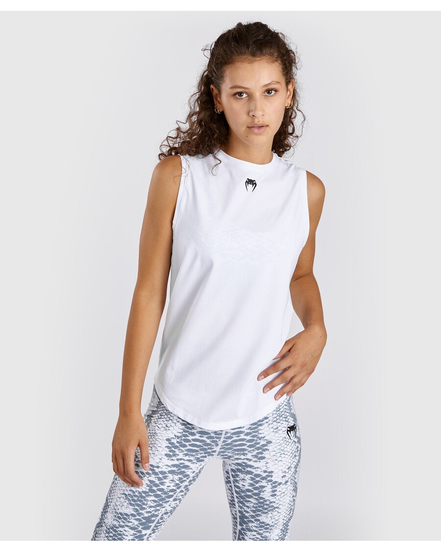 גופיית נחש לבן Venum לנשים - לבנה