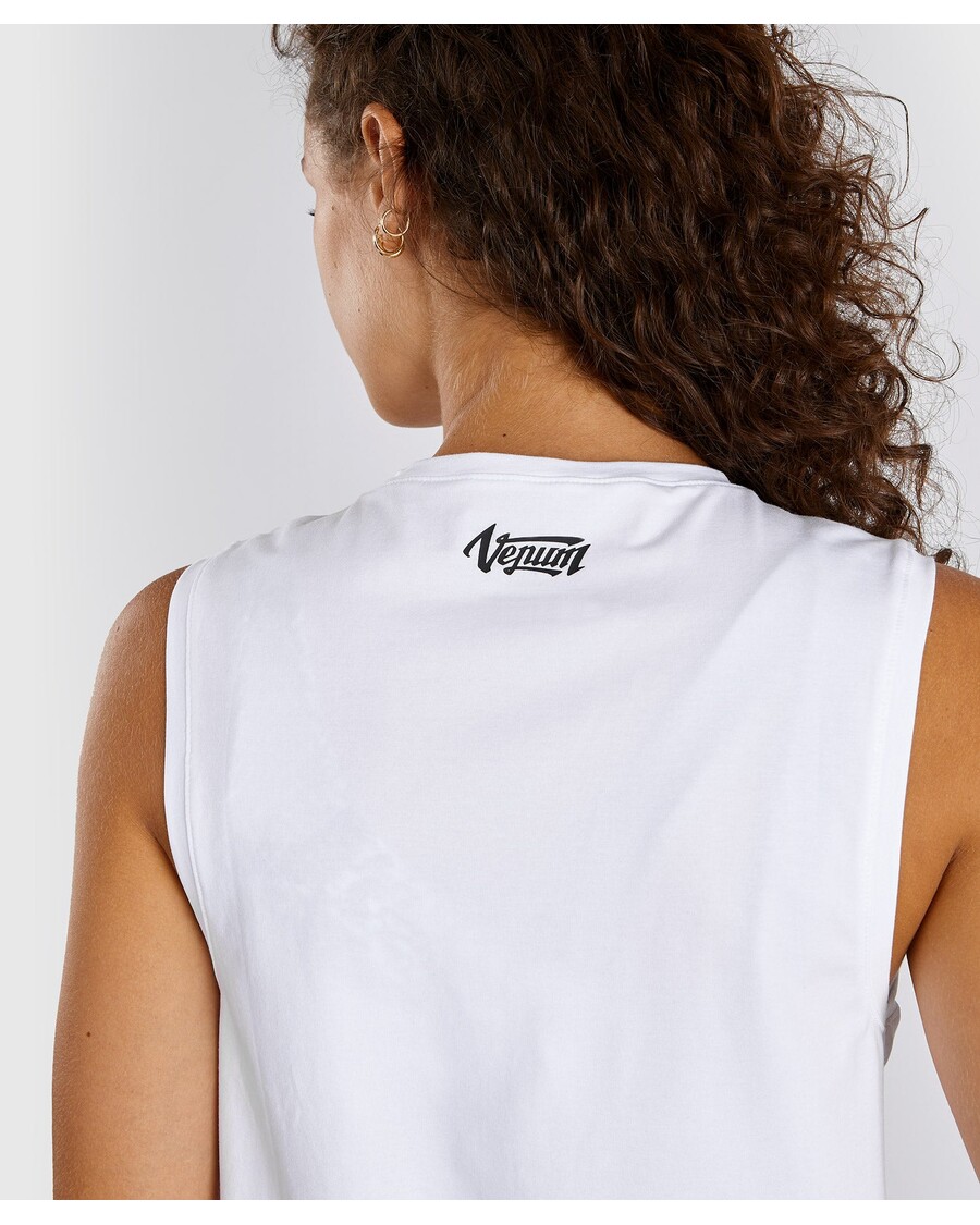 גופיית נחש לבן Venum לנשים - לבנה