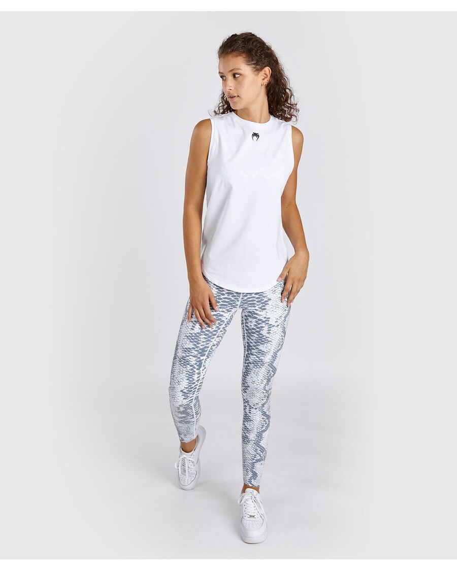 גופיית נחש לבן Venum לנשים - לבנה