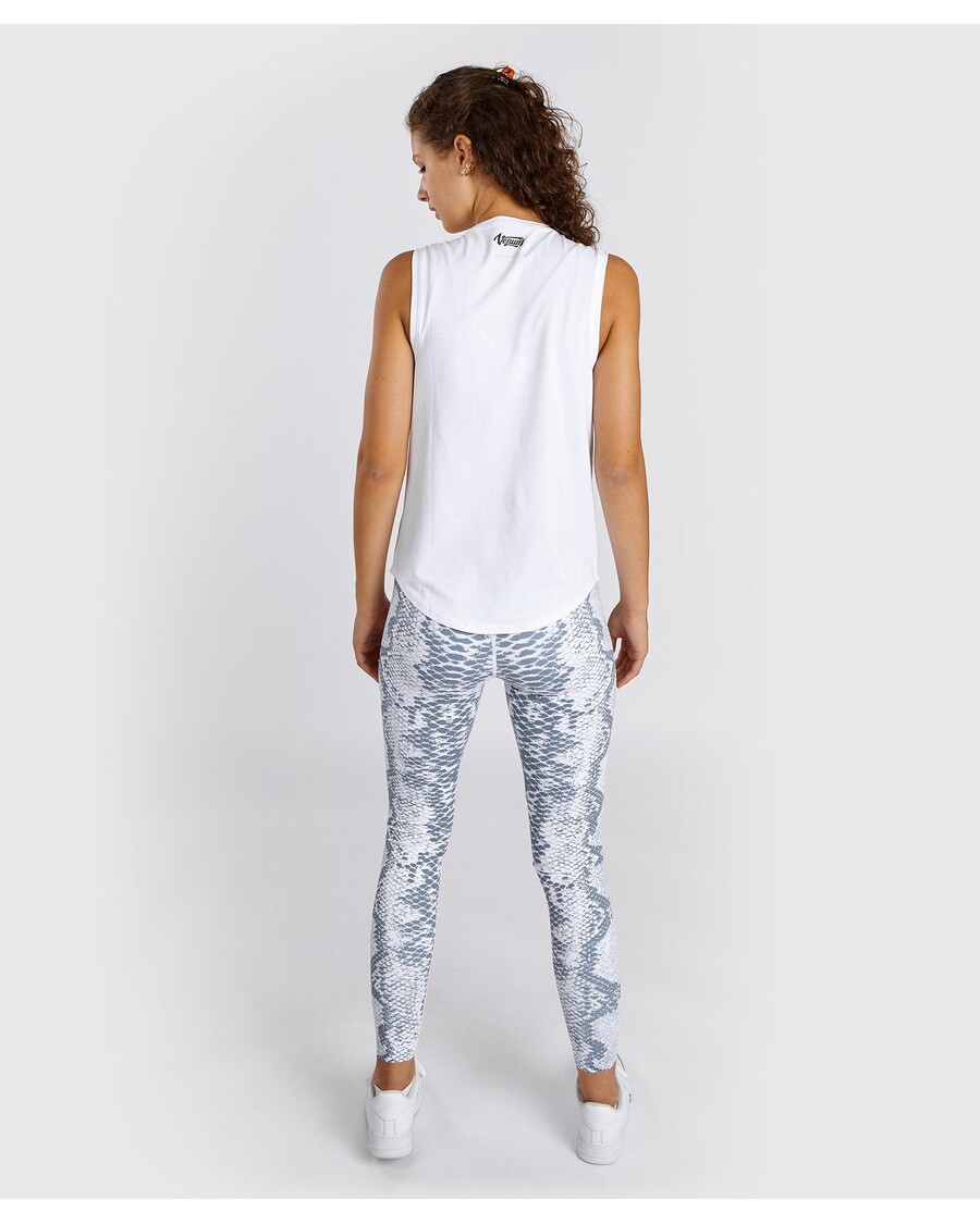 גופיית נחש לבן Venum לנשים - לבנה