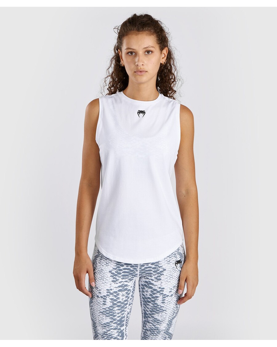 גופיית נחש לבן Venum לנשים - לבנה