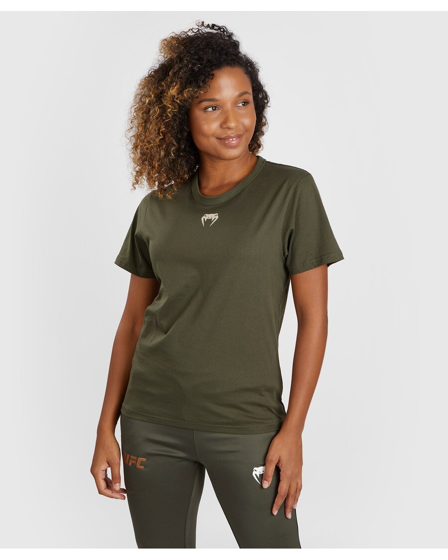 UFC Adrenaline by Venum Fight Week Women’s Short-sleeve Cotton T-shirt  - Khaki