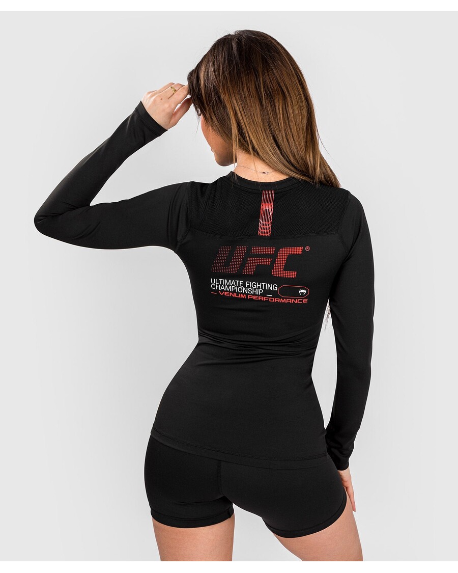UFC Adrenaline by Venum Fight Week Women’s Performance Long-sleeve Rashguard - Black
