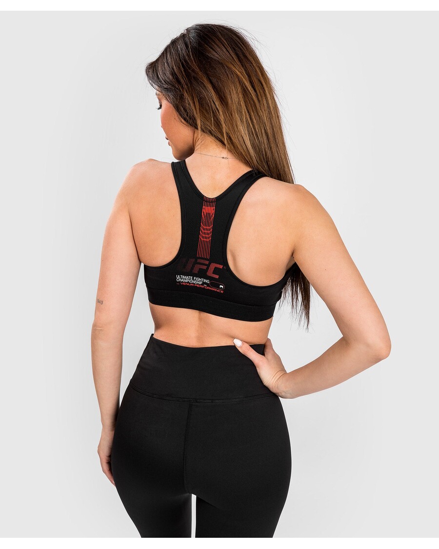Ufc Adrenaline By Venum Fight Week חזיית ספורט לנשים - שחורה
