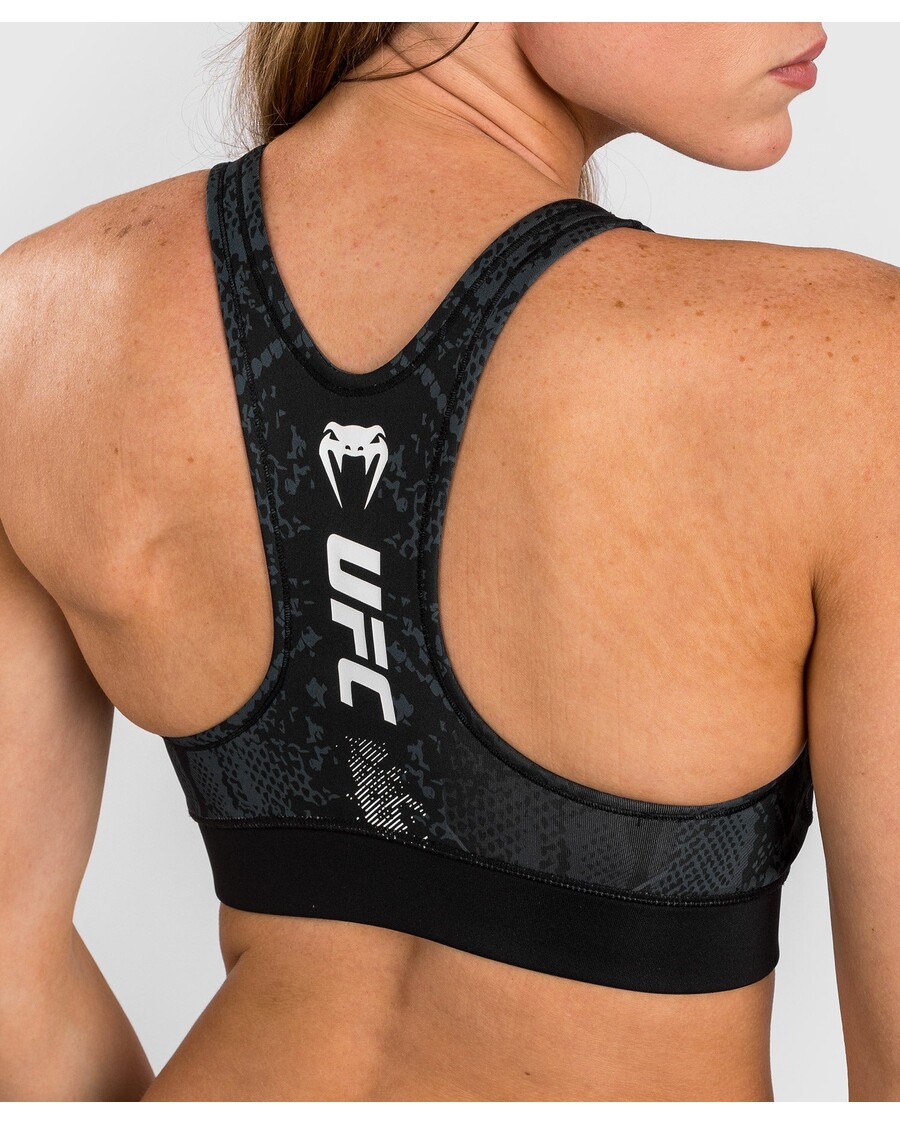 Ufc Adrenaline By Venum חזיית ספורט לנשים אותנטית Fight Night - שחורה