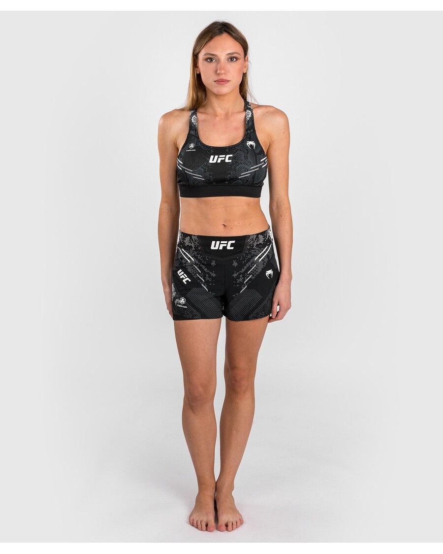 Ufc Adrenaline By Venum חזיית ספורט לנשים אותנטית Fight Night - שחורה