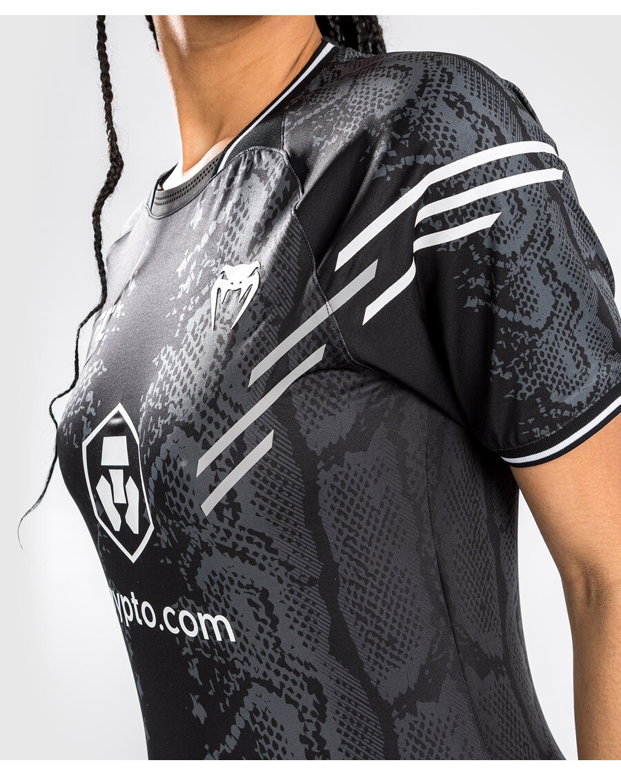 Ufc Adrenaline By Venum אותנטי קרב ליל חולצה לנשים - שחור