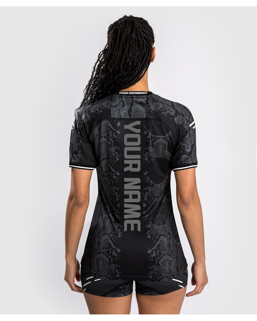 Ufc Adrenaline By Venum Jersey Walkout Wanita Pertarungan Malam Autentik Yang Dipersonalisasi - Hitam