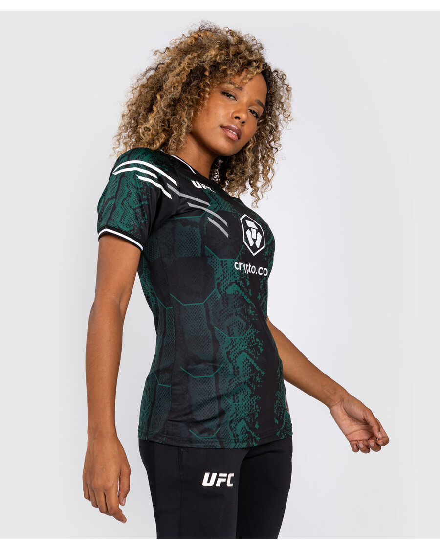 Ufc Adrenaline By Venum αυθεντική γυναικεία φανέλα απελευθέρωσης νύχτας μάχης - σμαραγδί έκδοση - πράσινο/μαύρο