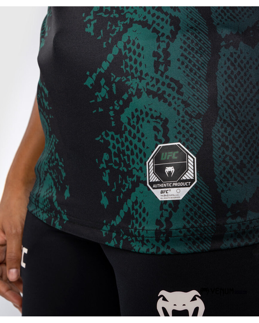 Ufc Adrenaline By Venum αυθεντική γυναικεία φανέλα απελευθέρωσης νύχτας μάχης - σμαραγδί έκδοση - πράσινο/μαύρο