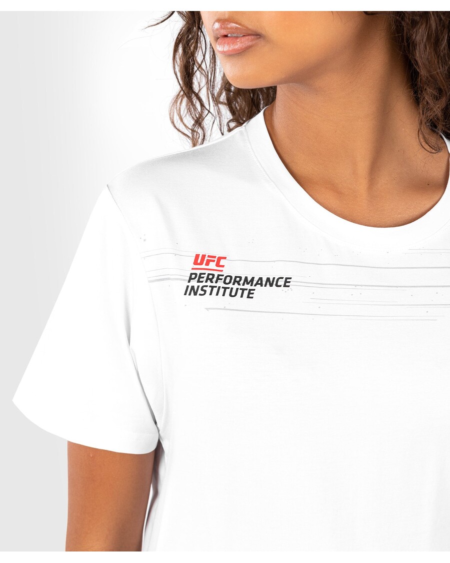 UFC VENUM パフォーマンス インスティテュート 2.0 レディース T シャツ - ホワイト