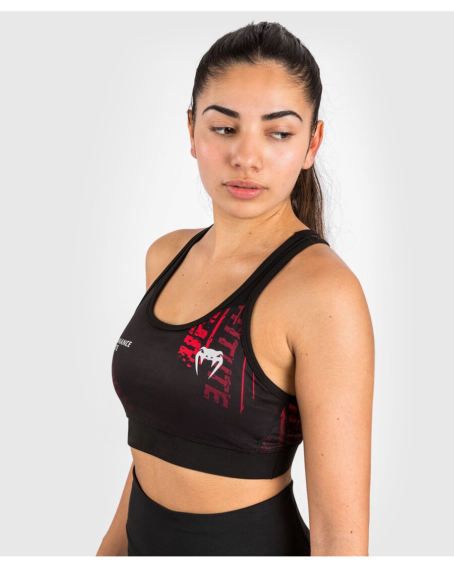 Venum Ufc Performance Institute 2.0 חזיית ספורט לנשים - שחור/אדום