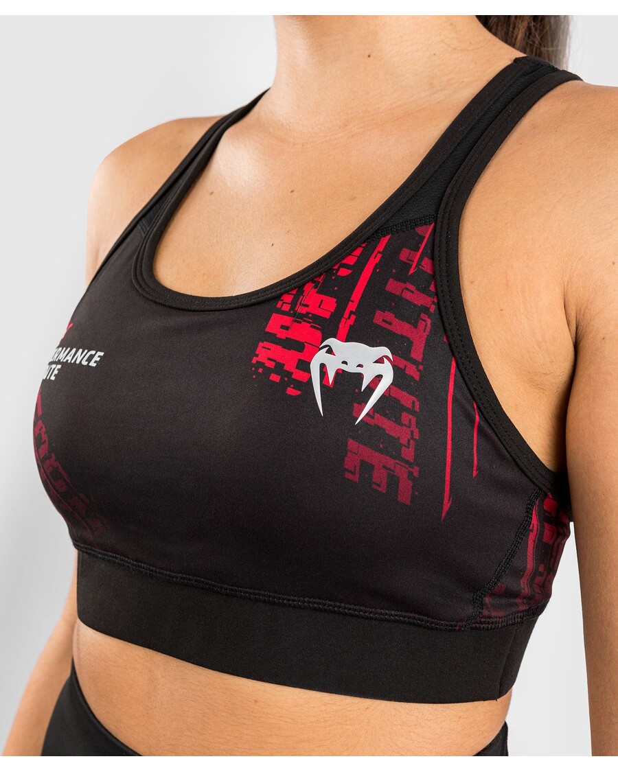 Venum Ufc Performance Institute 2.0 חזיית ספורט לנשים - שחור/אדום