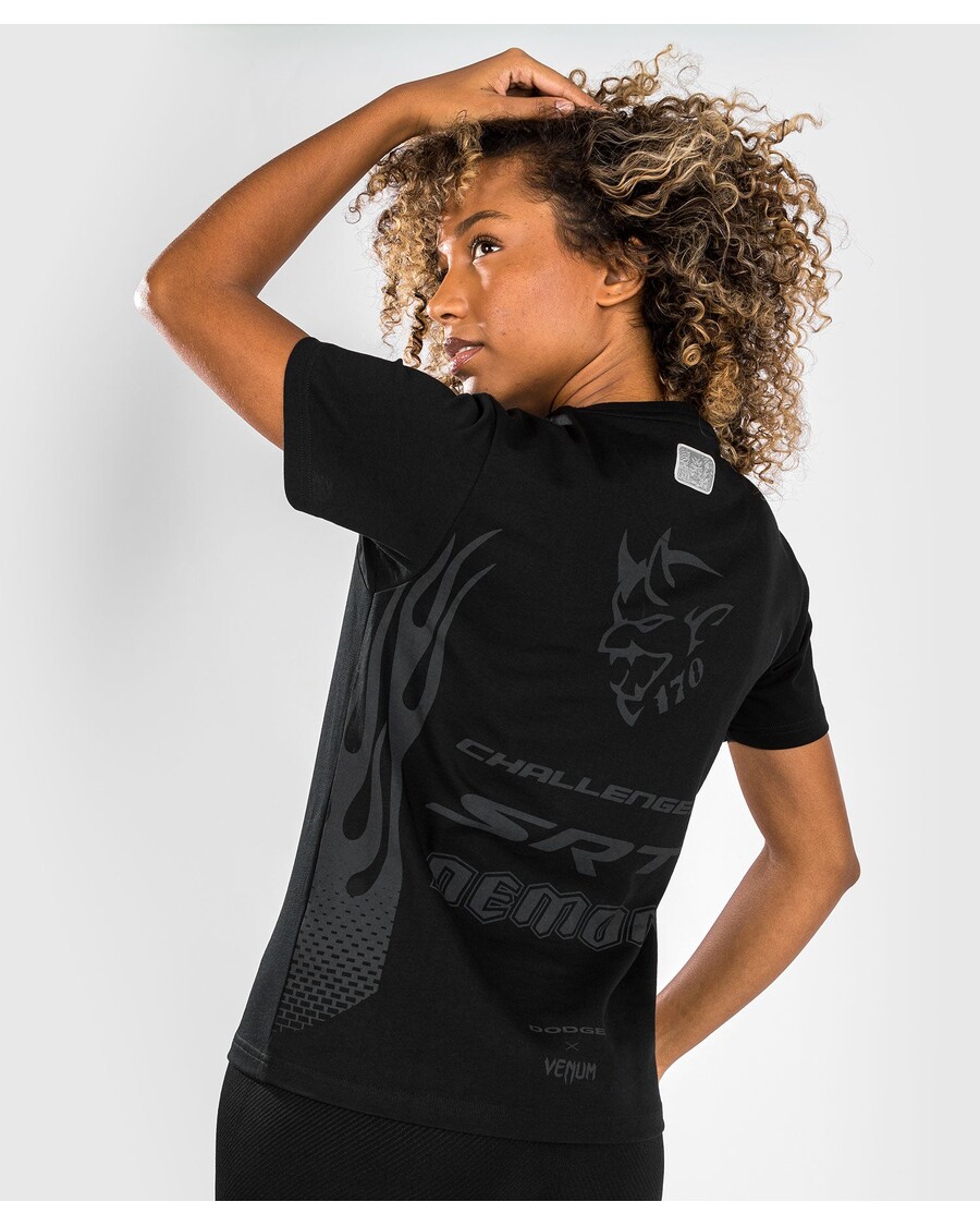 Kaos Wanita Venum X Dodge Challenger SRT Demon 170 - Hitam