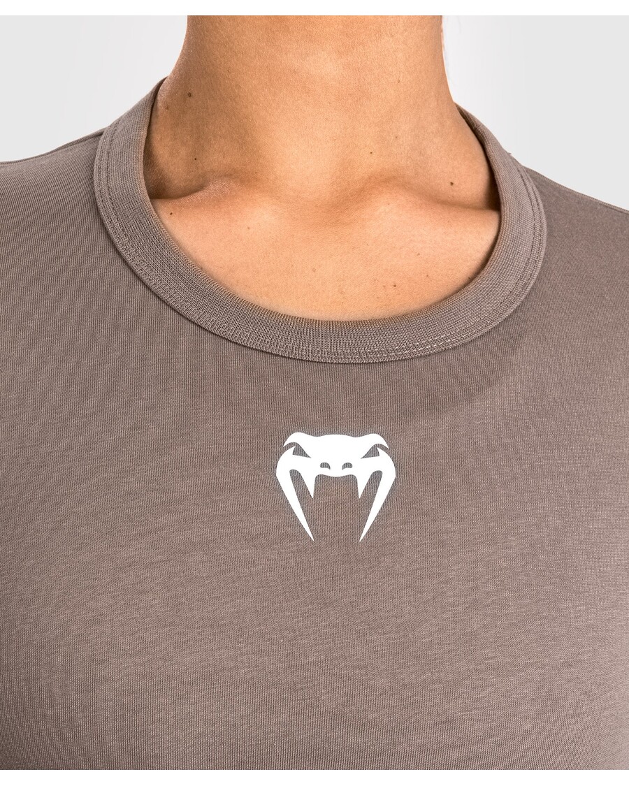 UFC Adrenaline by Venum Fight Week Women’s Long Sleeve Cotton T-Shirt- Bronze