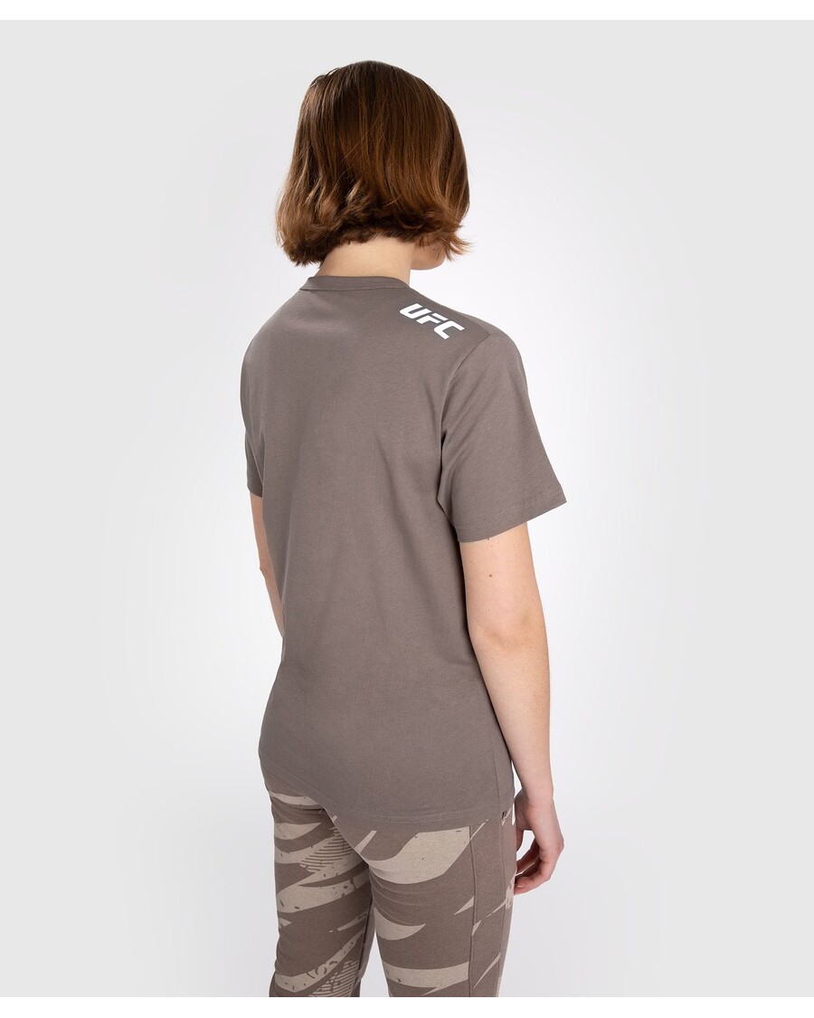 UFC アドレナリン By ヴェナム ファイト ウィーク レディース 半袖 コットン T シャツ - ブロンズ