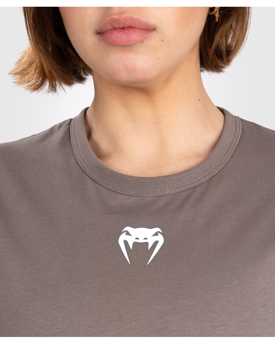 UFC アドレナリン By ヴェナム ファイト ウィーク レディース 半袖 コットン T シャツ - ブロンズ