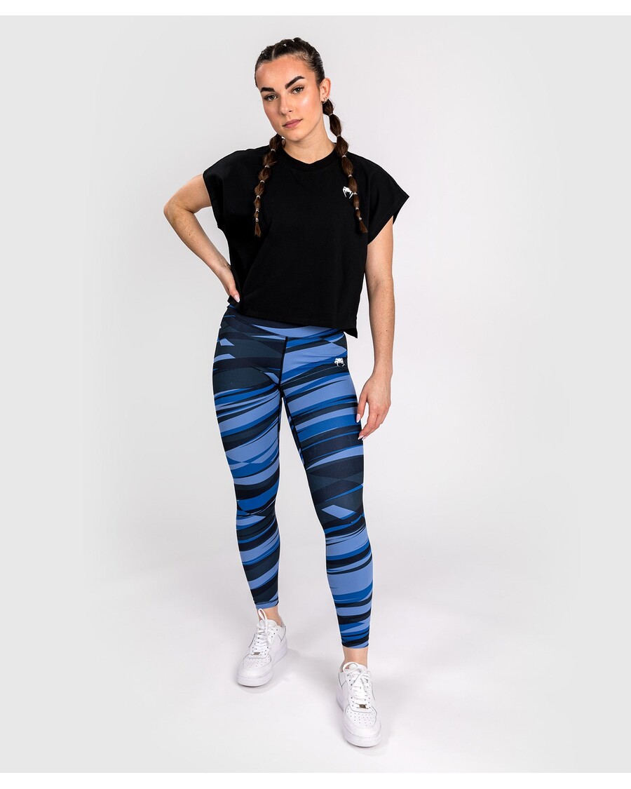 Skrátené Tričko Venum Abyss - Sýto čierne