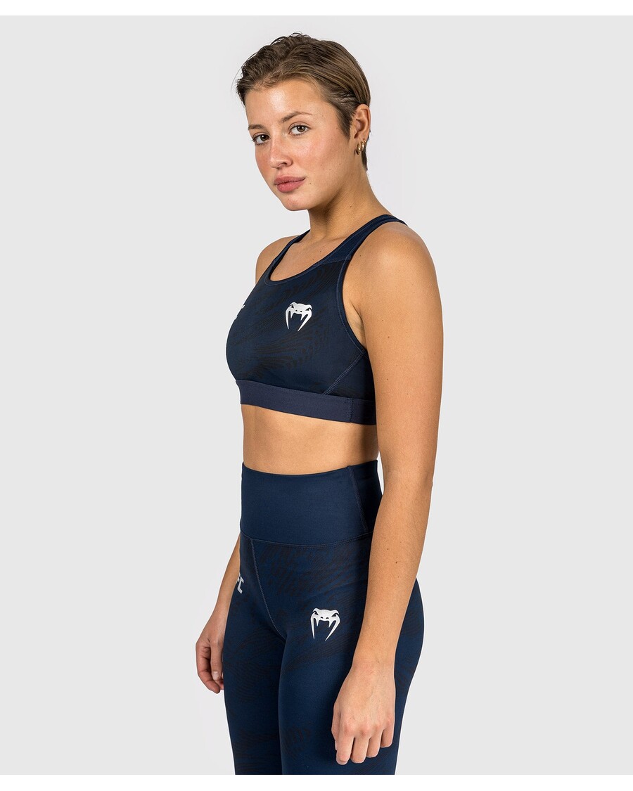 UFC フュージョン バイ ヴェナム ファイト ウィーク 女性用スポーツブラ - オーシャンブルー