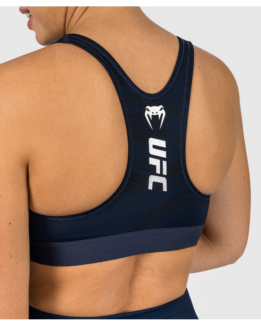 UFC フュージョン バイ ヴェナム ファイト ウィーク 女性用スポーツブラ - オーシャンブルー