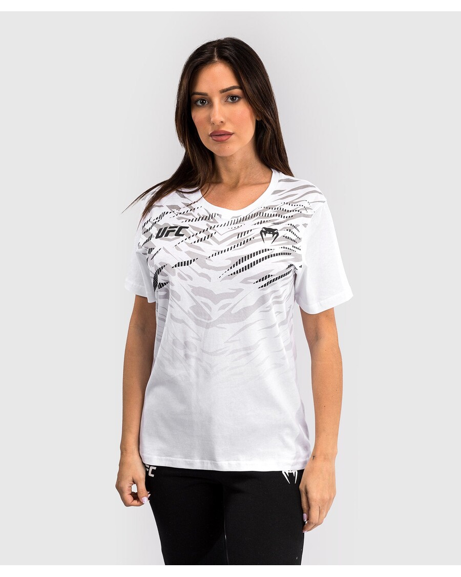Kaos Lengan Pendek Wanita Replika Ufc By Venum - Putih