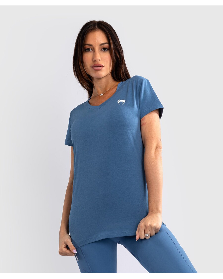 Kaos Wanita Venum Essential - Biru Badai