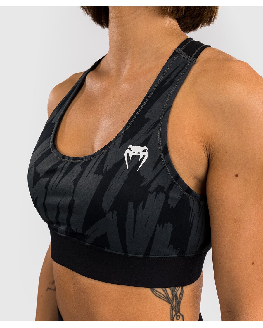 Venum Graffiti Women’s Sports Bra - Urban Charcoal