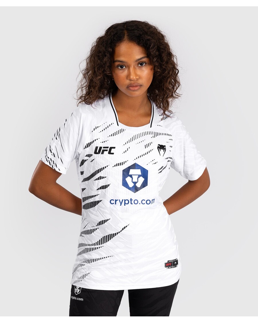 Jersey Walkout Wanita Ufc Fusion By Venum Authenticfight Night - Putih
