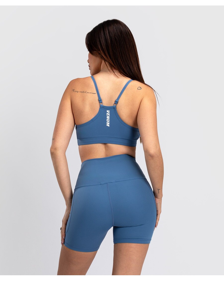 Venum Essential レディース ローインパクト スポーツブラ - ストームブルー