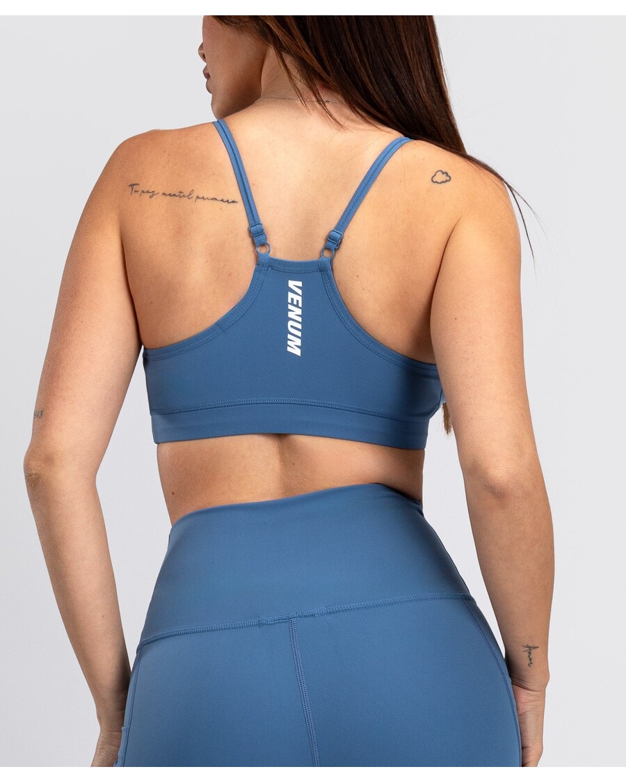 Venum Essential レディース ローインパクト スポーツブラ - ストームブルー